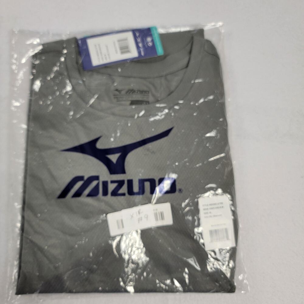 Mizuno Shirt Mens Medium Long Sleeve Performance Moisture Wicking DryLite Athlet